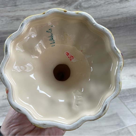 GRAZIA Deruta Italy Candlestick Holder Single 9" - Picture 6 of 8